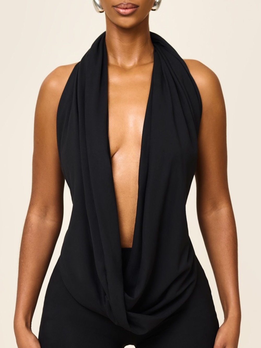 Mars The Label Leia Top in Black